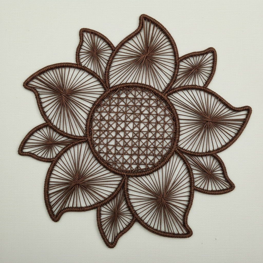Bloom Handwoven Iraca Placemat