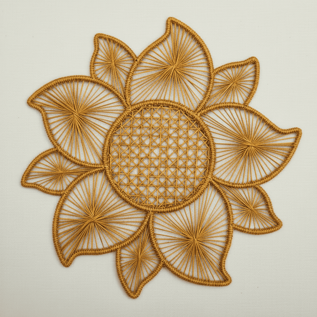 Bloom Handwoven Iraca Placemat — Placemats, [material], MacondoForever