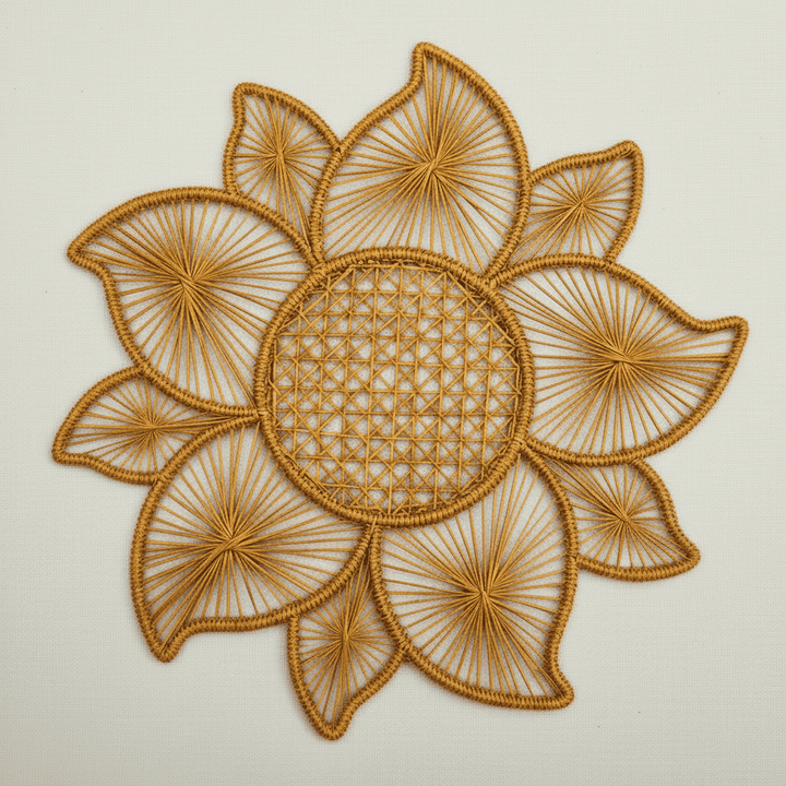 Bloom Handwoven Iraca Placemat — Placemats, [material], MacondoForever