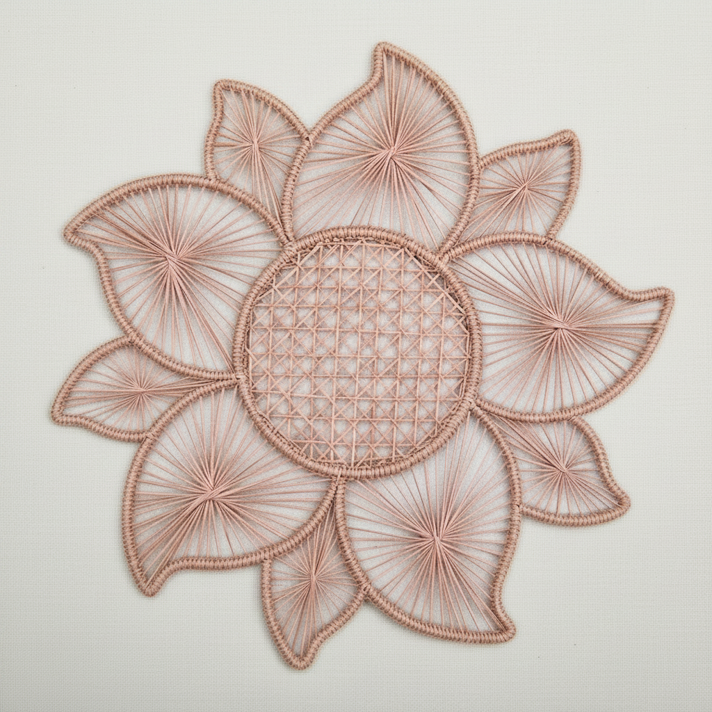 Bloom Handwoven Iraca Placemat