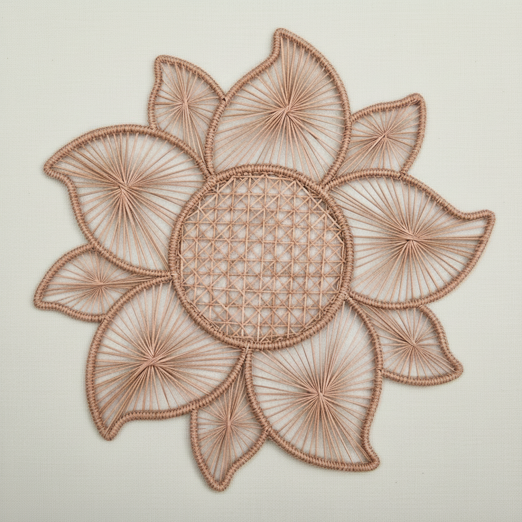Bloom Handwoven Iraca Placemat