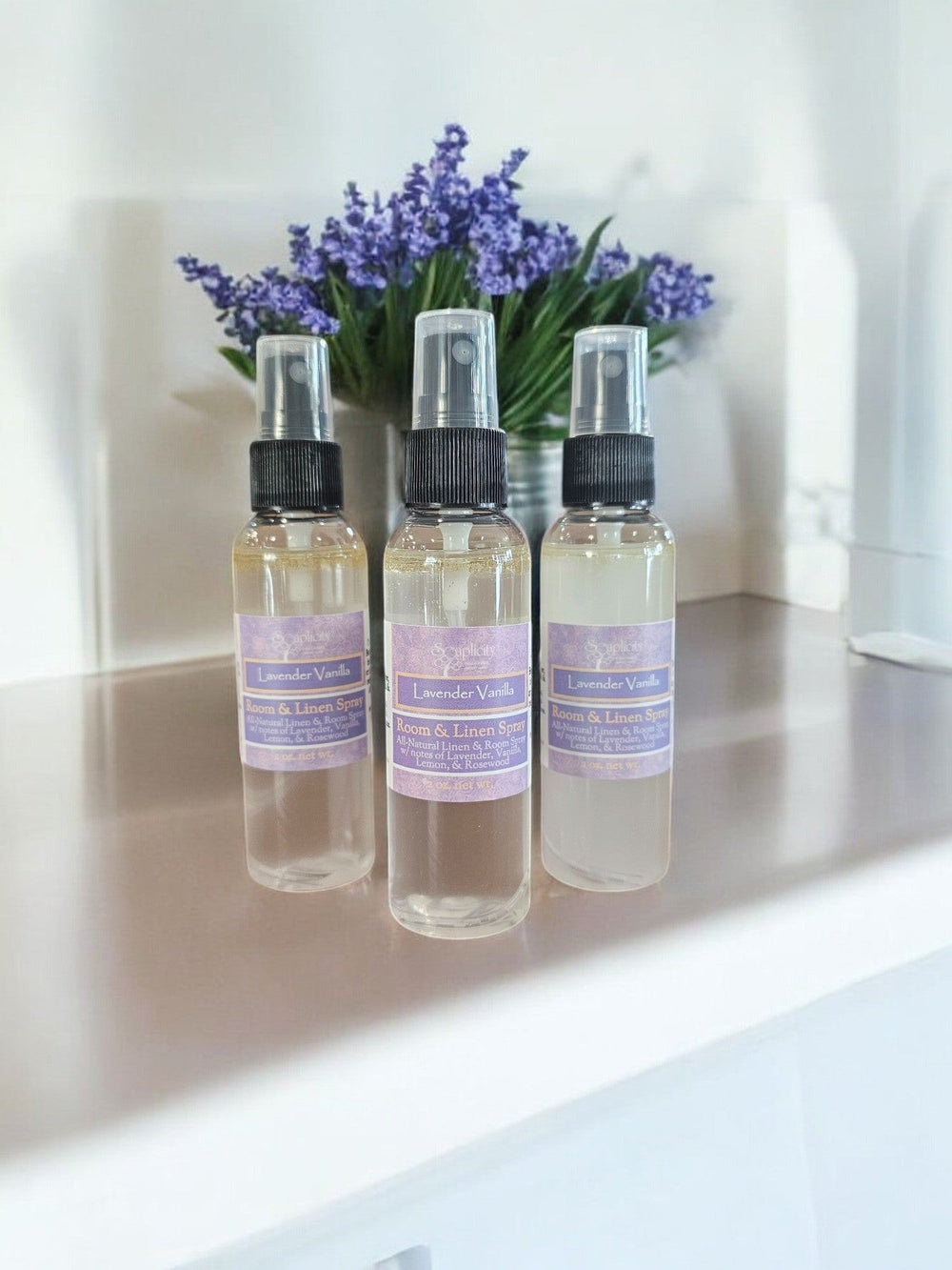 Lavender Vanilla Room & Linen Spray — Room Spray, [material], Soaplicity