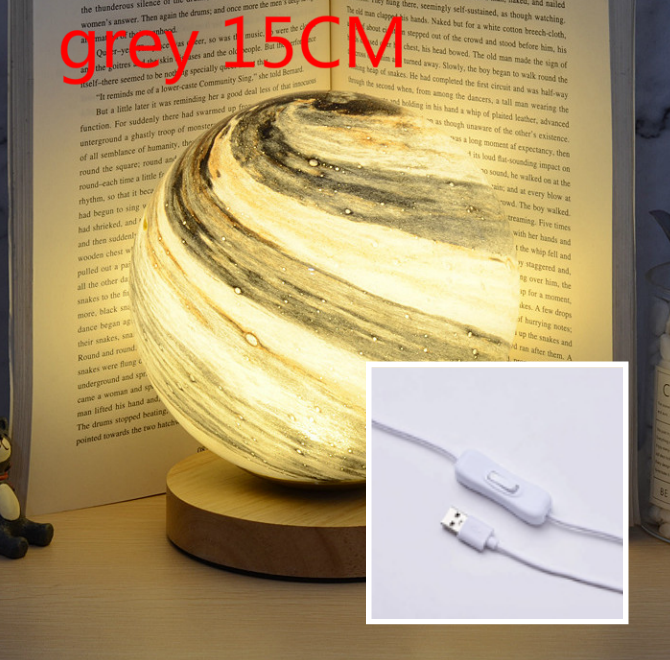 Orbital Spiral Moon Lamp