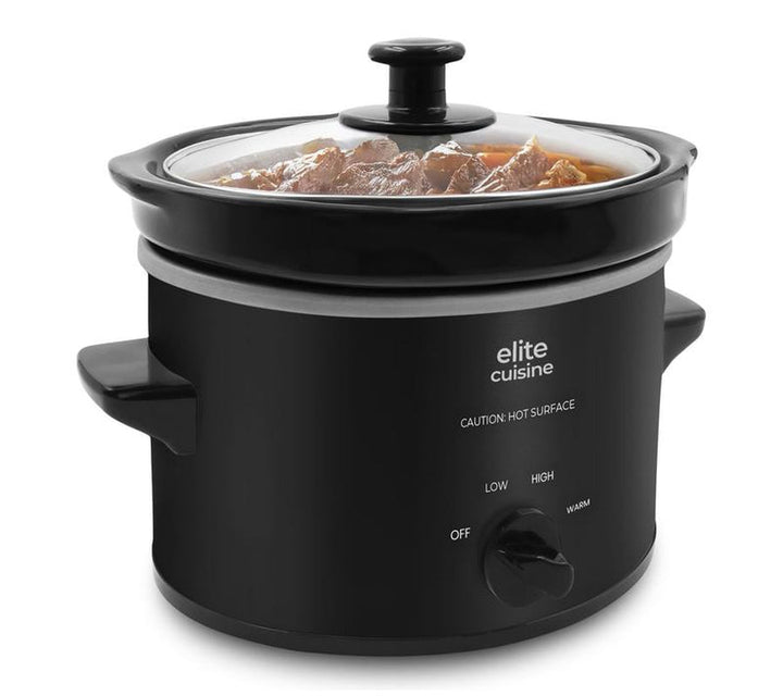 Elite Cuisine 1.5‑Qt Mini Slow Cooker