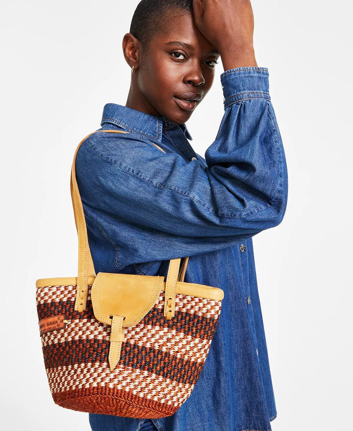 Waves on Earth Handmade Sisal Tote Bag