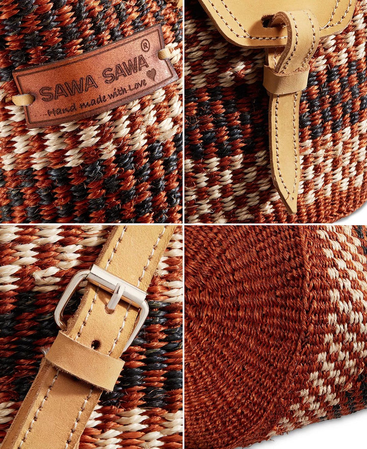Waves on Earth Handmade Sisal Tote Bag