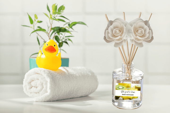 Fruity & Juicy Reed Diffuser Collection – Lively Fruit-Inspired Scents with Apple, Cherry, Kiwi & Melon