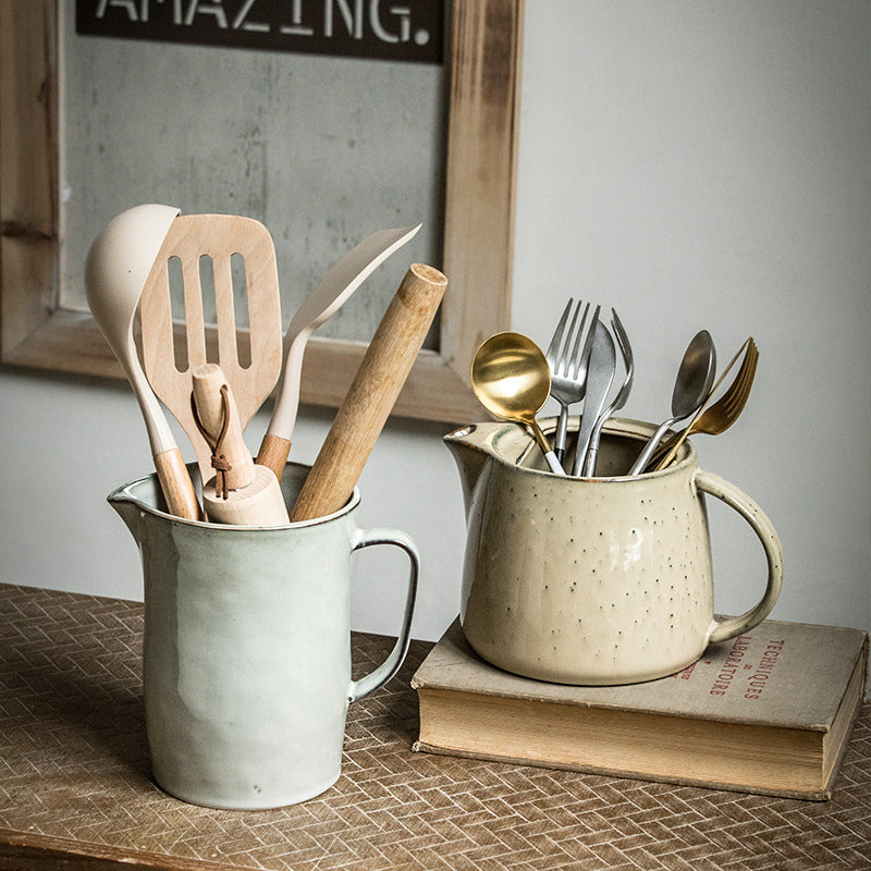 Ceramic Storage Bucket—Natural Variations