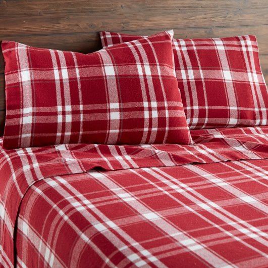 Organic Cotton Flannel Sheet Set—Heavyweight Double‑Brushed