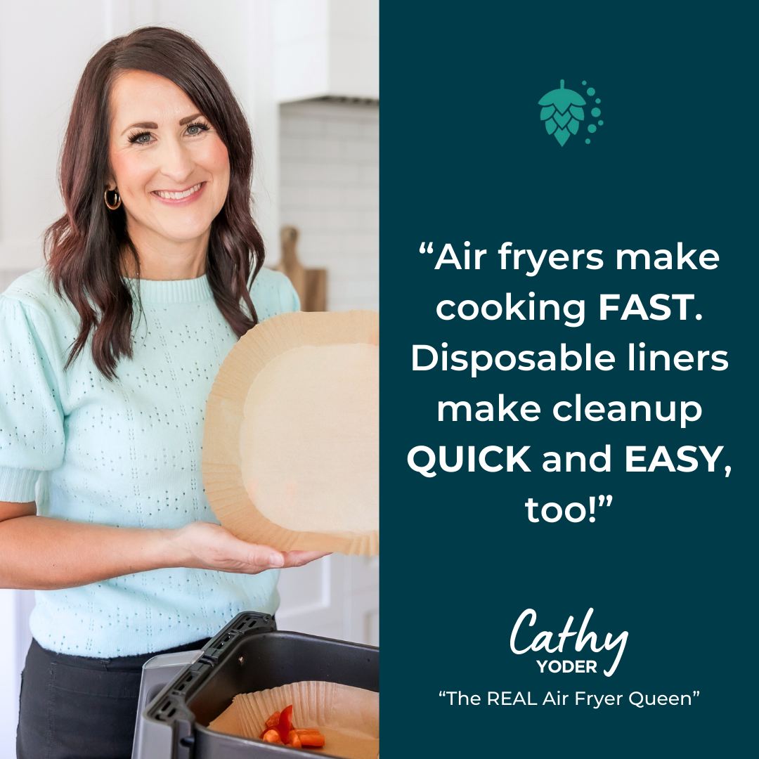 Air Fryer Parchment Liners — Square, Pack of 125