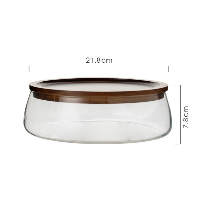 Elk Glass Compote–Transparent or Amber
