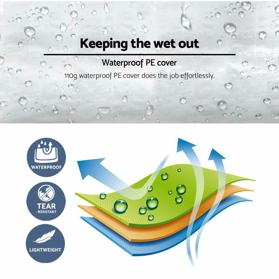 Waterproof PE cover material graphic for outdoor canopy tent