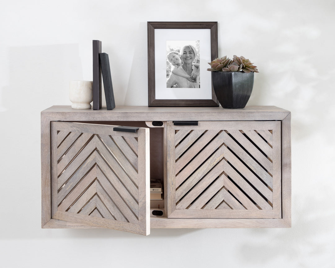 Mezzeta Decorative Wood Wall Cabinet