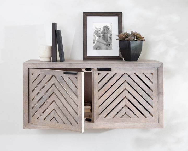 Mezzeta Decorative Wood Wall Cabinet