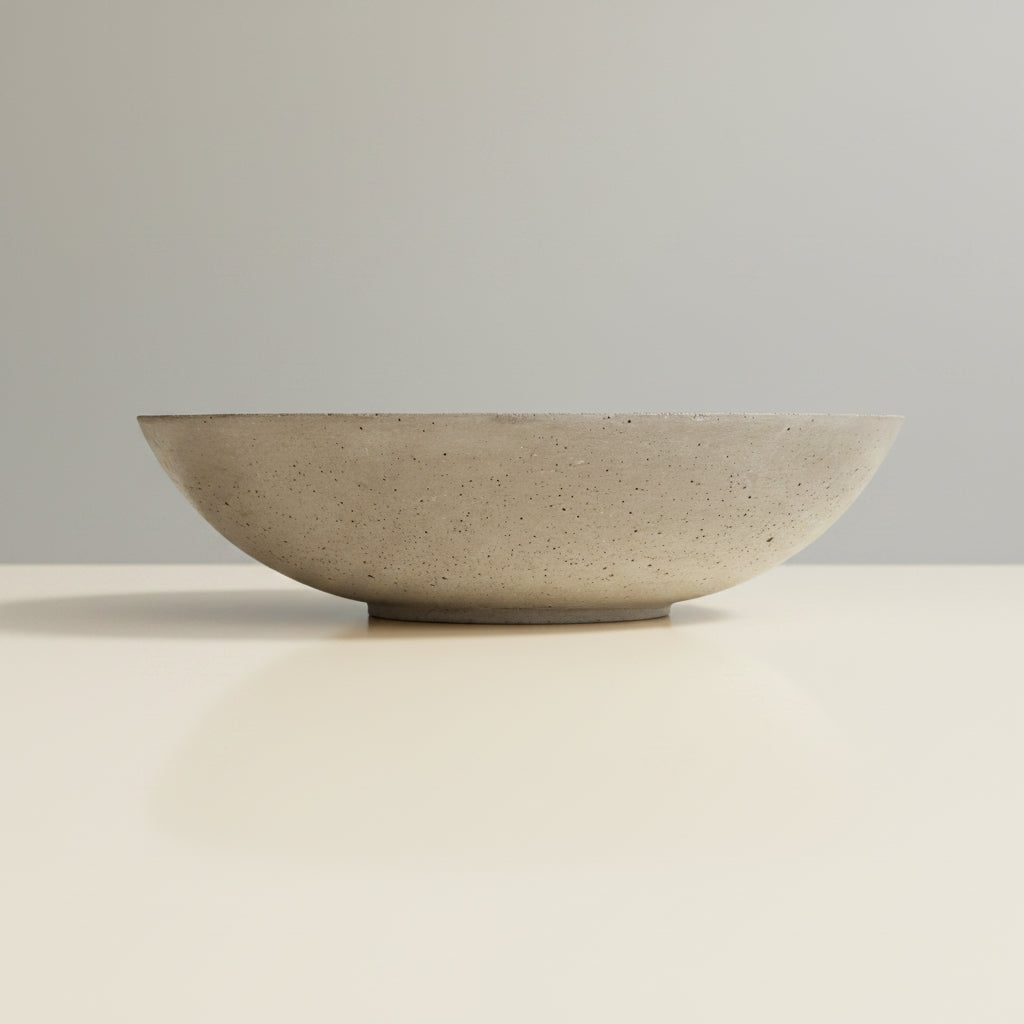 Concrete Para Bowl: White