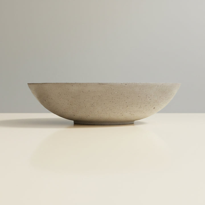 Concrete Para Bowl: White