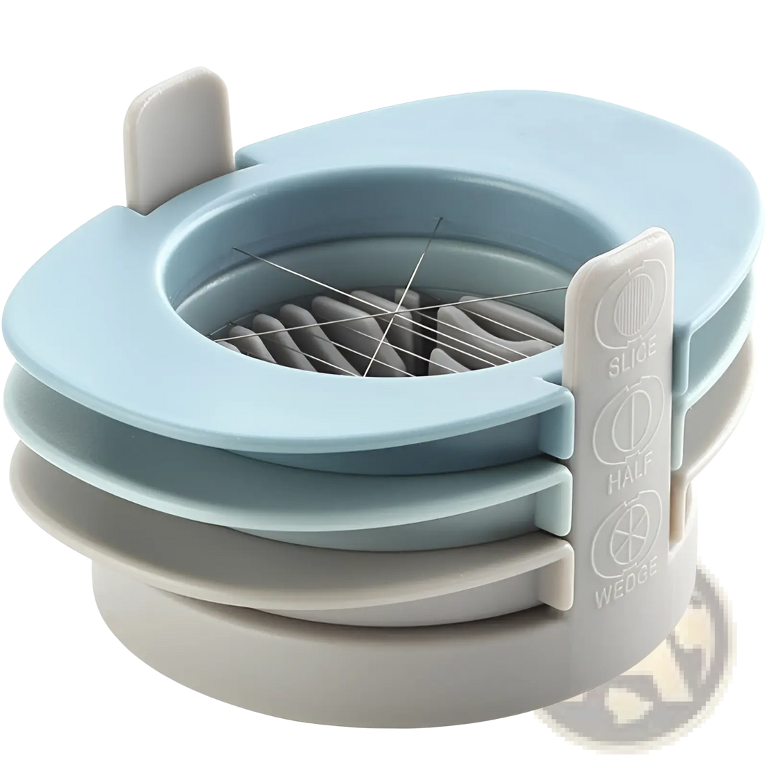 3-in-1 Egg Slicer and Manual Onion Cutter Tool