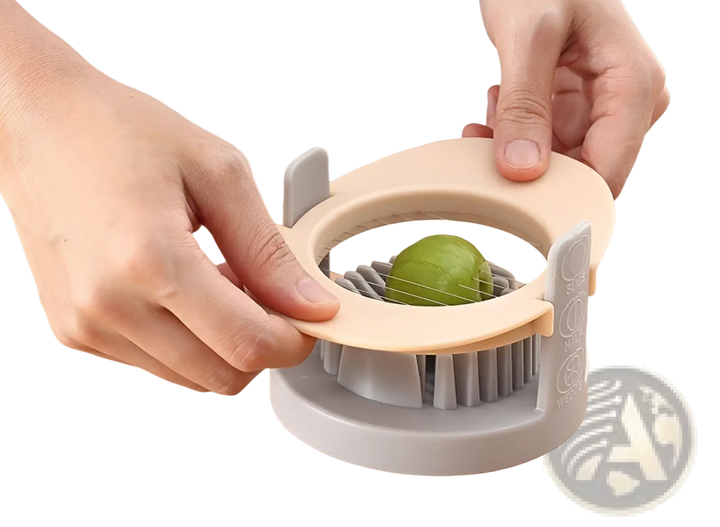 3-in-1 Egg Slicer and Manual Onion Cutter Tool