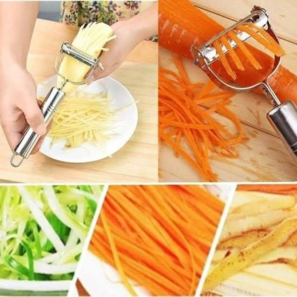 Stainless Steel Peeler-Grater (3-Pack)