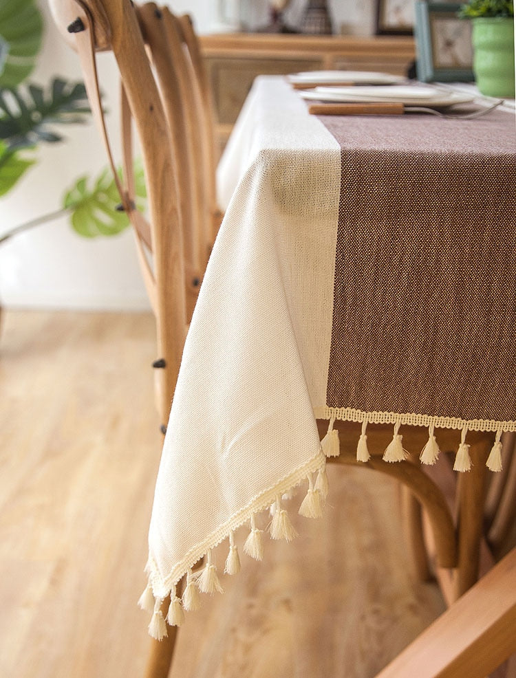 Stylish Linen Table Cloth