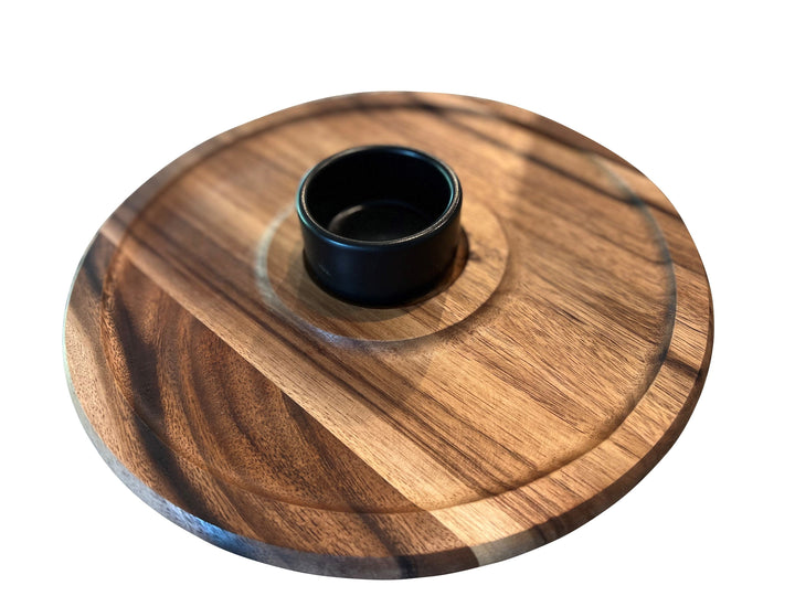 Medium Chip n Dip with Ceramic Bowl — ceramics, [material], Kalmar Home