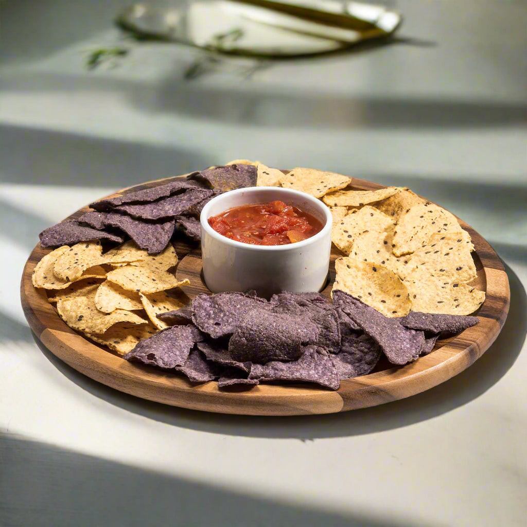 Large Chip n Dip with Ceramic Bowl — ceramics, [material], Kalmar Home