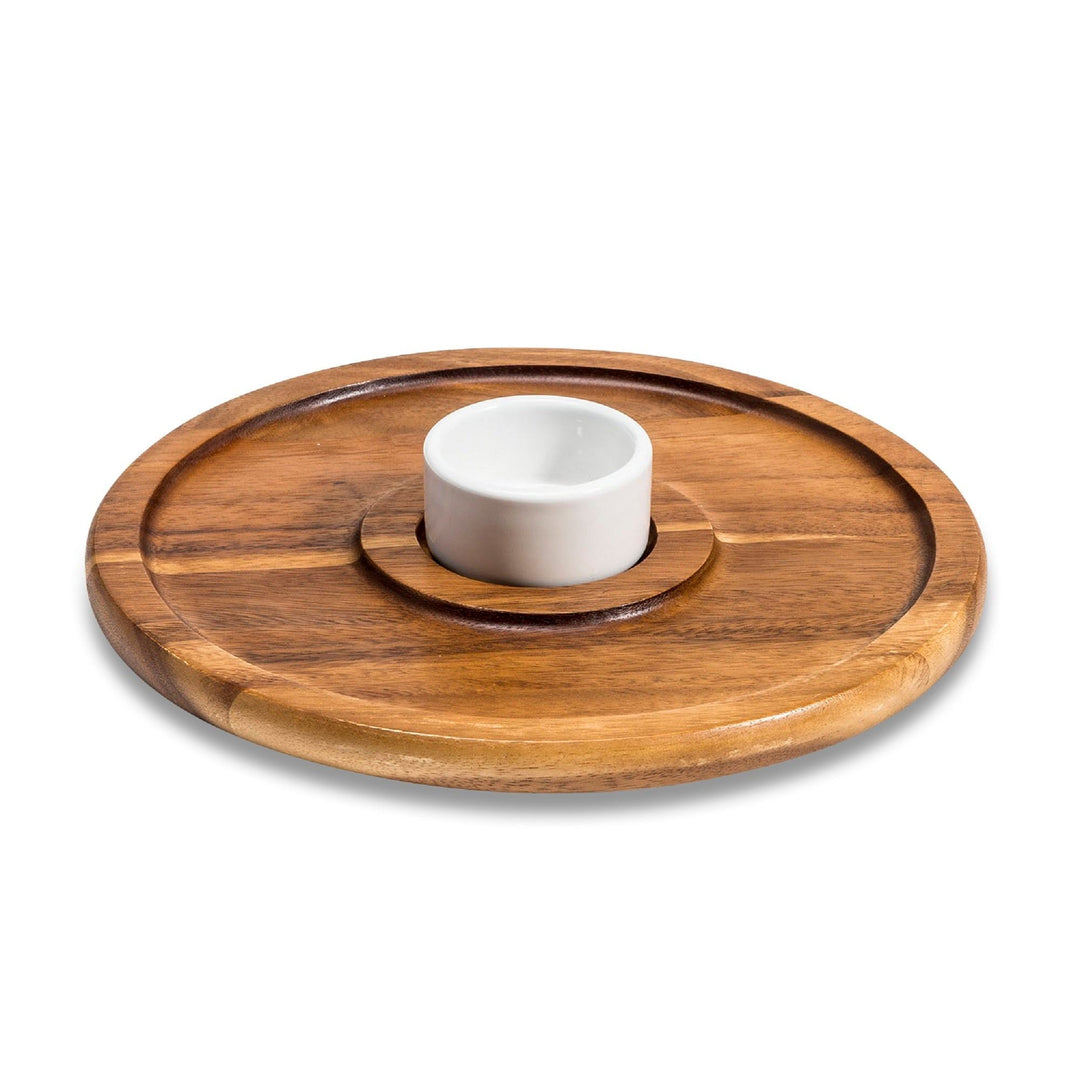 Medium Chip n Dip with Ceramic Bowl — ceramics, [material], Kalmar Home