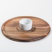 Large Chip n Dip with Ceramic Bowl — ceramics, [material], Kalmar Home