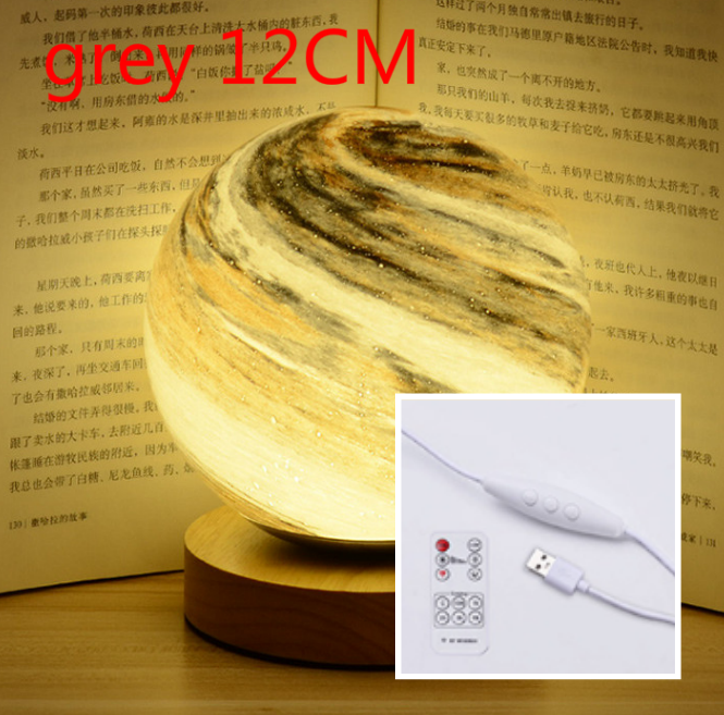Orbital Spiral Moon Lamp