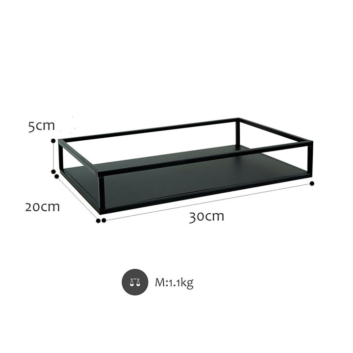 Tea Break Dessert Rack Set Simple Modern Black Iron Cake Plate Marble Tray Creative Cake Rack