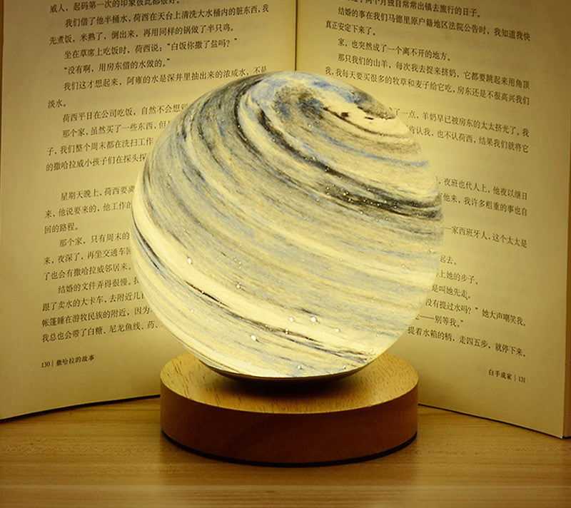 Orbital Spiral Moon Lamp