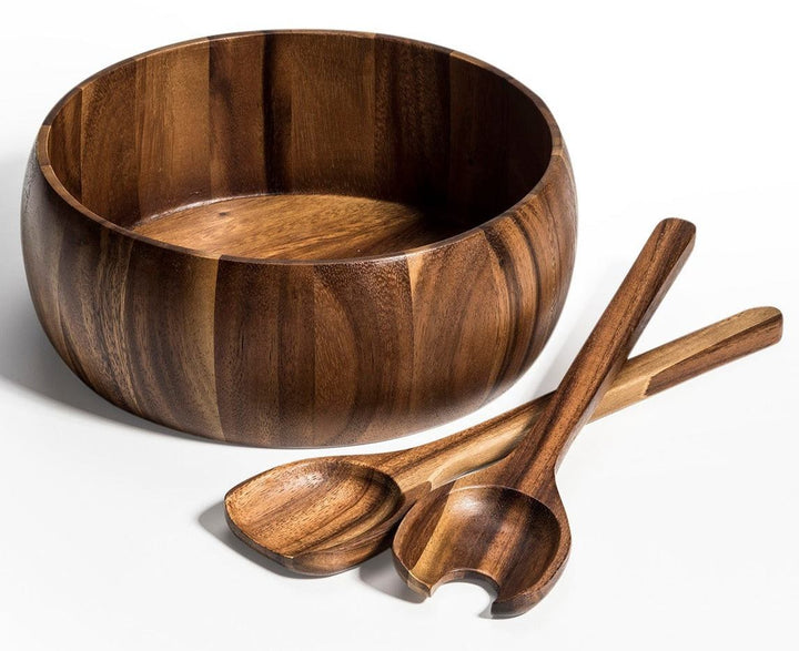 Large Salad Bowl with Servers - 332B3 — Salad Bowl, [material], Kalmar Home