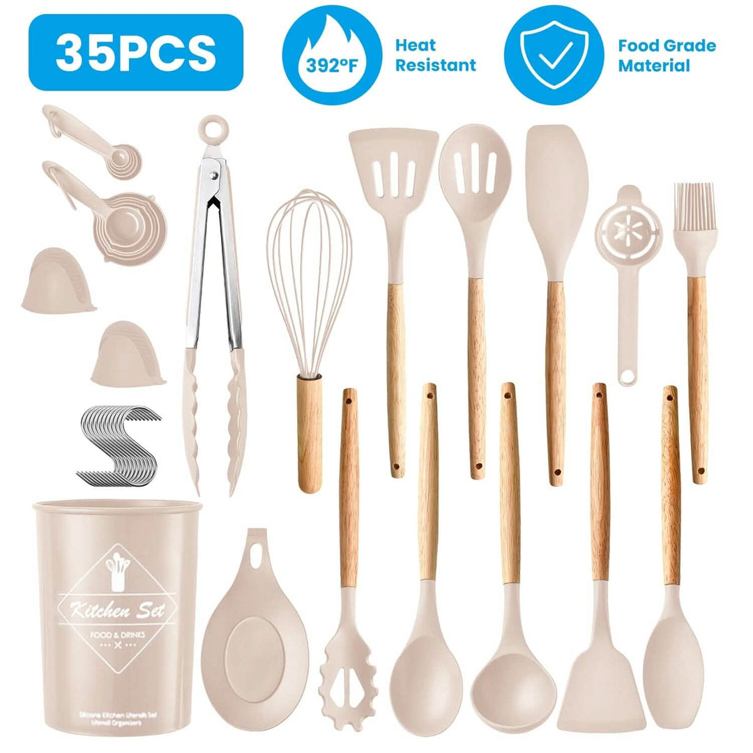 Kitchen Cooking Utensils Set (35‑Piece)