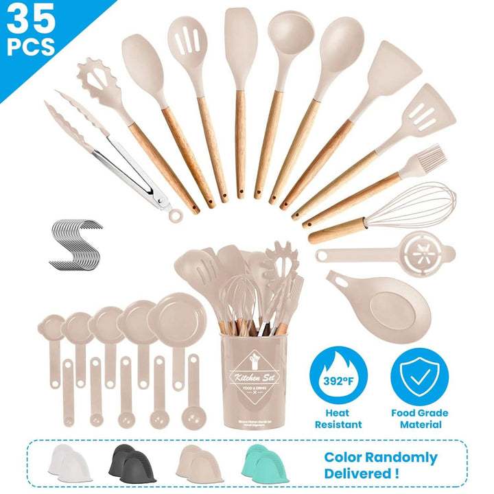 Kitchen Cooking Utensils Set (35‑Piece)