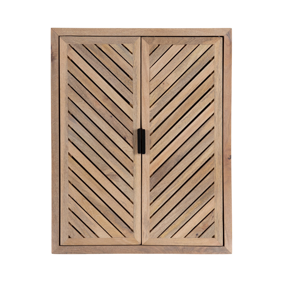 Mezzeta Tall Wood Bath Cabinet