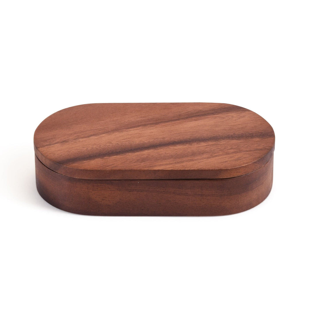 Salt & Pepper Pinch Pot w/ Cover — Tabletop, [material], Kalmar Home