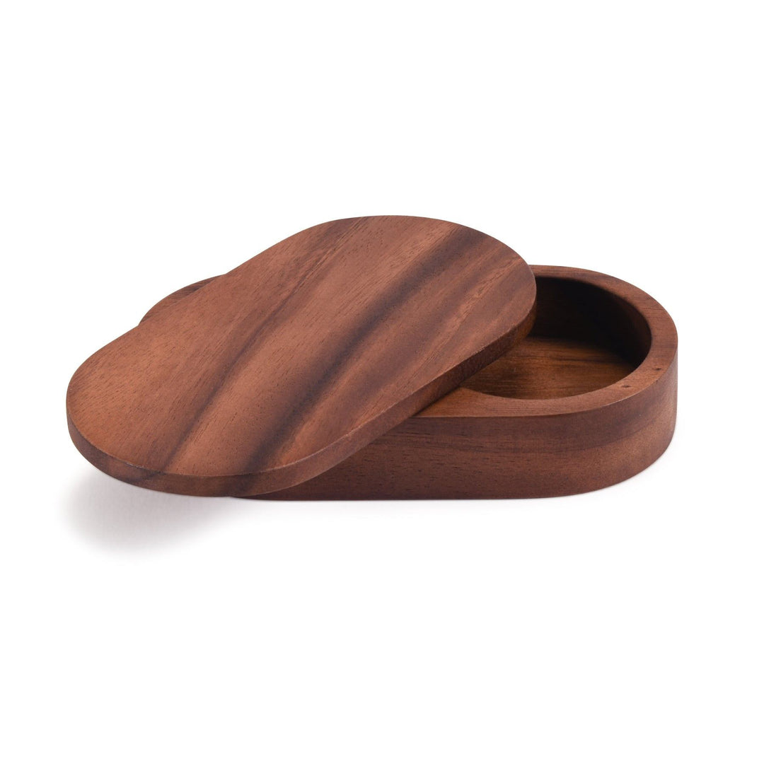 Salt & Pepper Pinch Pot w/ Cover — Tabletop, [material], Kalmar Home
