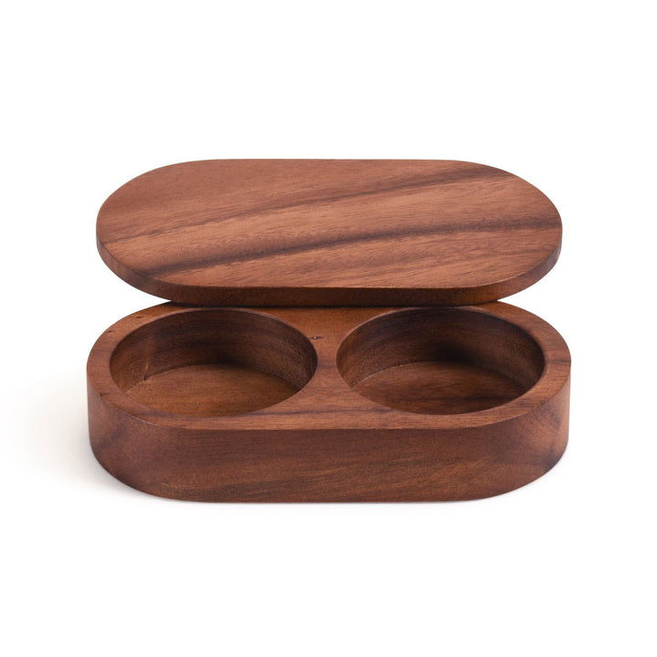 Salt & Pepper Pinch Pot w/ Cover — Tabletop, [material], Kalmar Home