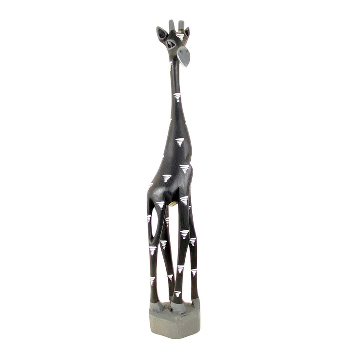 Colorful Painted Wood Giraffe - 24"