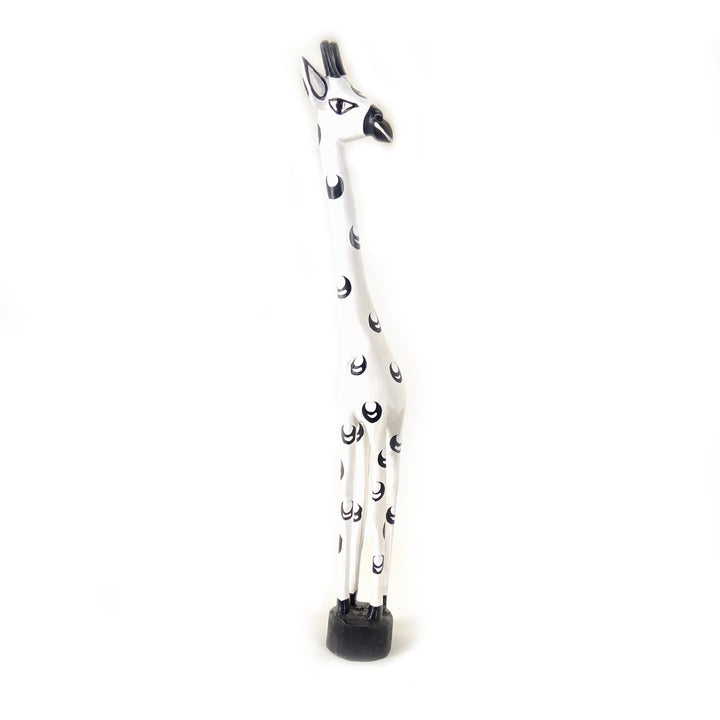 Colorful Painted Wood Giraffe - 24"