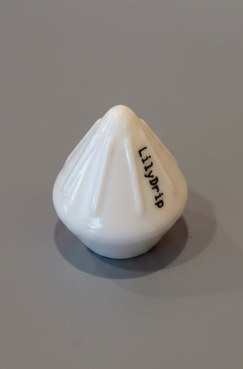 LilyDrip Donut – White Ceramic