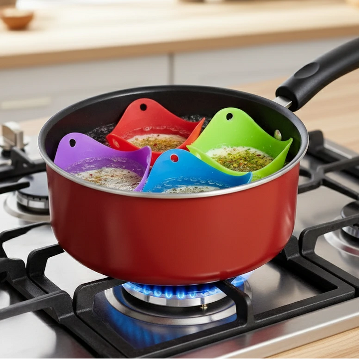 Silicone Egg Cooker (4 Pack)