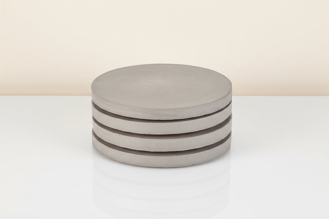 Concrete Coasters: Gray