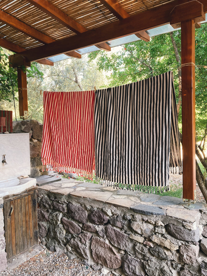 Zebra Cotton Linen Towel