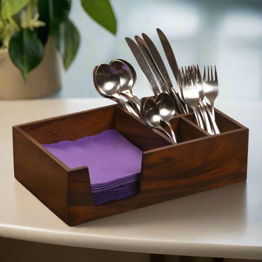 Flatware &amp; Napkin Holders — Tabletop, [material], Kalmar Home