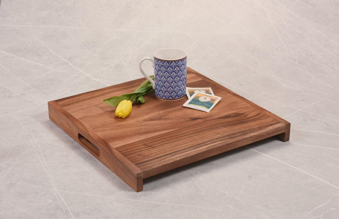 Serving Tray - Square - Solid Bottom — Serving Tray, [material], Kalmar Home