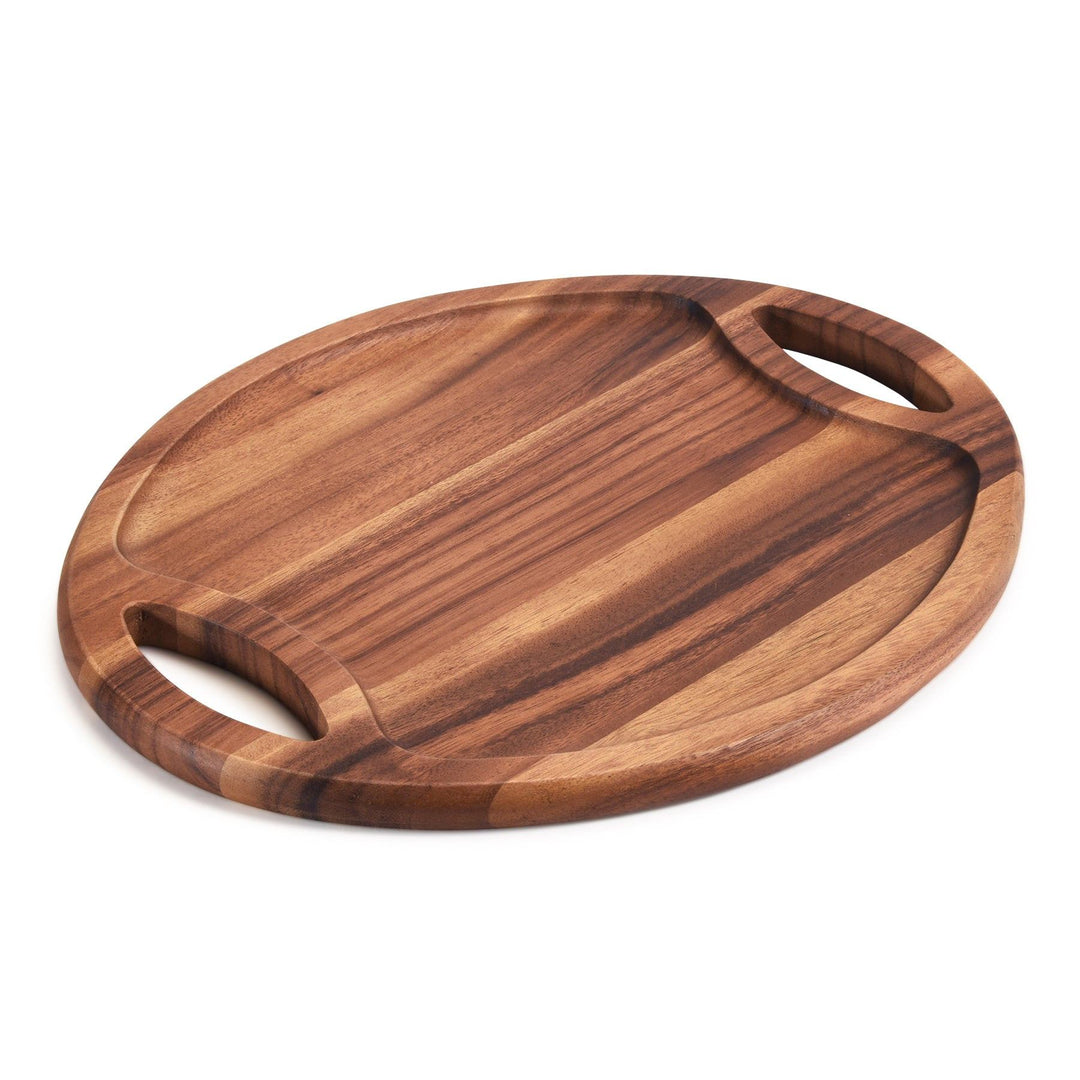 Oval Tray with Handles — Serving Tray, [material], Kalmar Home