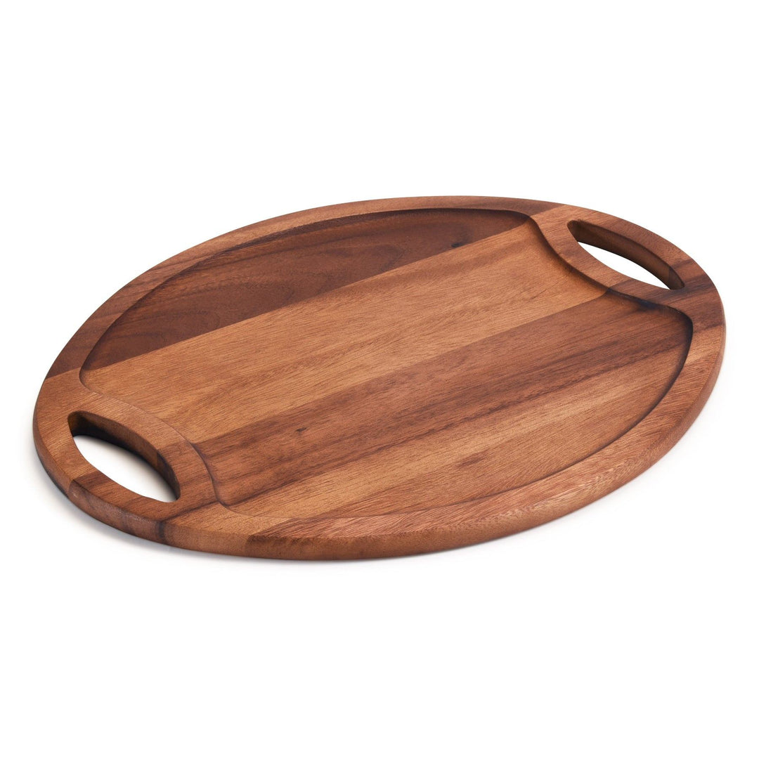 Oval Tray with Handles — Serving Tray, [material], Kalmar Home