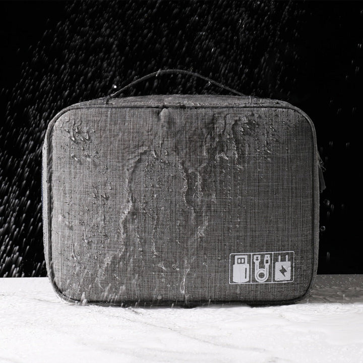 Data cable storage bag, large-capacity grid charger storage bag, mobile hard disk, earphone bag, travel portable waterproof digital bag.