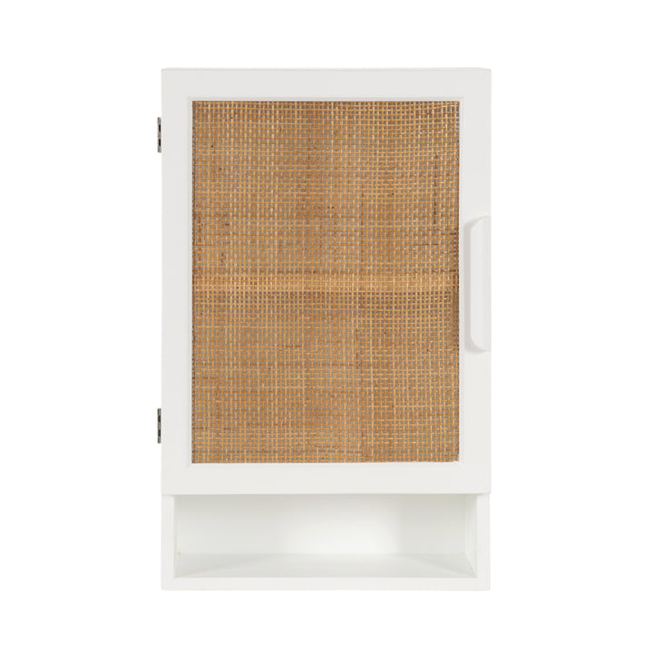 Ori Rattan Wall Cabinet with Cubby